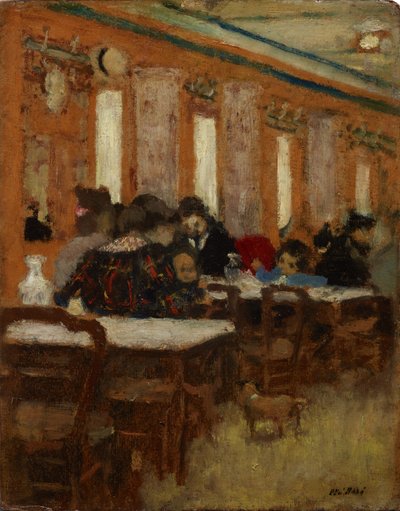 El pequeño restaurante de Edouard Vuillard